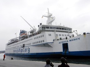 The Africa Mercy and its crew of more than 400 international volunteers spend an average of 10 months in each country they visit.