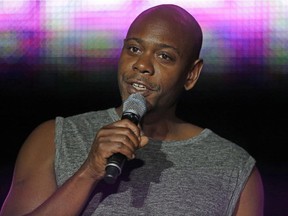 Dave Chappelle, seen here in a file photo from 2014, performed the first  two of 10 Just for Laughs shows Monday night, July 20, at Théâtre Maisonneuve of Place des Arts. (Photographers were not permitted to shoot Monday night's shows.)