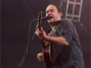 MONTREAL, QUEBEC, JULY 22, 2015:  Dave Matthews performs with his band in concert at the Bell Centre in Montreal, Wednesday, July 22, 2015. (Graham Hughes/Montreal Gazette)