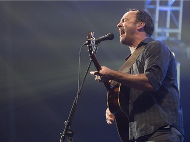 MONTREAL, QUEBEC, JULY 22, 2015:  Dave Matthews performs with his band in concert at the Bell Centre in Montreal, Wednesday, July 22, 2015. (Graham Hughes/Montreal Gazette)