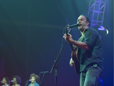 MONTREAL, QUEBEC, JULY 22, 2015:  Dave Matthews performs with his band in concert at the Bell Centre in Montreal, Wednesday, July 22, 2015. (Graham Hughes/Montreal Gazette)