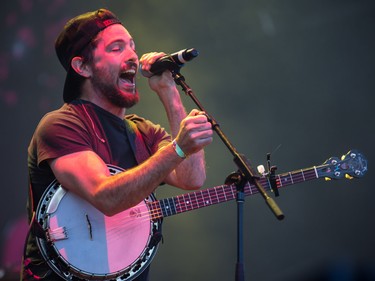 Scott Avett of the Avett Brothers performs on day one of the 2015 edition of the Osheaga Music Festival at Jean-Drapeau park in Montreal on Friday, July 31, 2015.