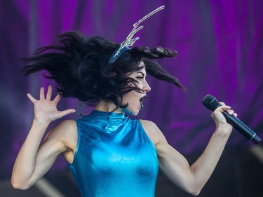 Marina and the Diamonds performs on day one of the 2015 edition of the Osheaga Music Festival at Jean-Drapeau park in Montreal on Friday, July 31, 2015.