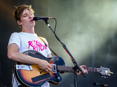 George Ezra performs on day one of the 2015 edition of the Osheaga Music Festival at Jean-Drapeau Park in Montreal on Friday, July 31, 2015.