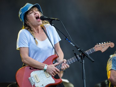 Julia Stone of Angus & Julia Stone performs on day one of the 2015 edition of the Osheaga Music Festival at Jean-Drapeau Park in Montreal on Friday, July 31, 2015.