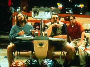 The Big Lebowski — starring Jeff Bridges, left, John Goodman and Steve Buscemi — did wonders for the bowling and White Russian industries.