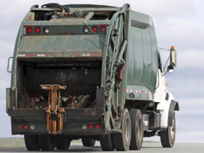A Montreal-area garbage truck.