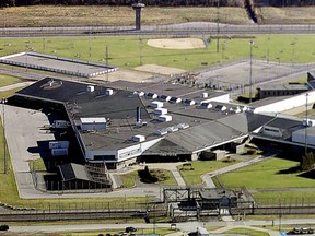Aerial photo of Donnacona maximum security prison.