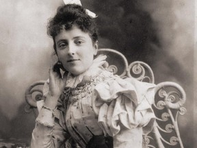 Lucy Maud Montgomery is shown in a 1891 handout photo.