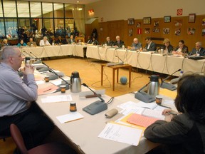 The Council of Commissioners of the EMSB at a meeting  Wednesday, April 13, 2011.