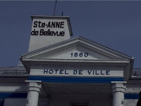 The hose tower at Ste-Anne-de-Bellevue town hall is the section of the building that support the town's name. (Gazette file photo)