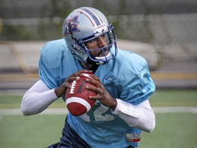 Alouettes quarterback Rakeem Caro knows he has to do better after throwing for no touchdowns and two interceptions last week vs. the Blue Bombers.