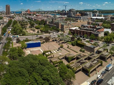 The redesign of Viger Square is expected to be completed in 2017, in conjunction with the city's 375th anniversary.
