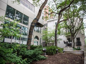 A view of the Maison Alcan complex on Stanley St.