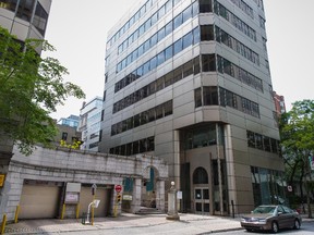 A view of the Maison Alcan complex on Stanley St.