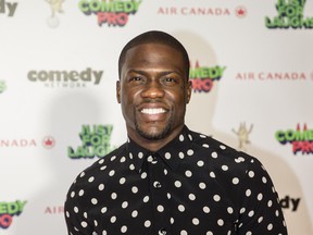 Kevin Hart is seen here at the Just for Laughs Comedy Awards on Friday, where he was named Comedy Person of the Year. He performed later at the Bell Centre.