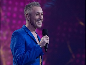 Alan Cumming performs as he hosts a Just For Laughs gala at Place des Arts in Montreal, on Saturday, July 25, 2015.