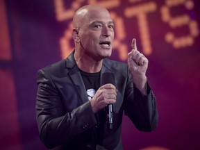 Howie Mandel performs as he hosts his gala as part of the Just For Laughs festival, at Place des Arts in Montreal, on Saturday, July 25, 2015.
