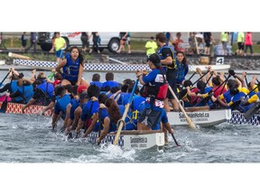 Dragon boat race Olympic Basin in Montreal, last year: new class allows beginners to try out the sport.