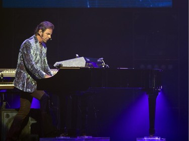 Jonathan Cain of Journey performs in concert at the Bell Centre in Montreal,  July 28, 2015.
