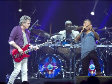 Journey performs in concert at the Bell Centre in Montreal,  July 28, 2015.