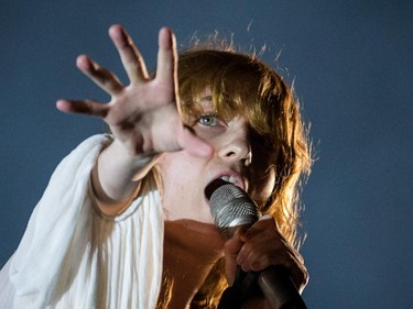 Florence Welch of Florence and the Machine performs on Day 1 of the 2015 edition of the Osheaga Music and Arts Festival at Parc Jean-Drapeau in Montreal on Friday, July 31, 2015.
