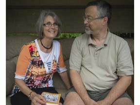 Francine Lemay and husband Daniel Lacasse,are shown on Sunday, July 5, 2015. Lemay is the sister of Corporal Marcel Lemay, the SQ officer killed on the first day of the Oka Crisis.