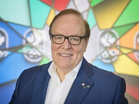 MONTREAL, QUE.: JUNE 25, 2015 --  Canadian Olympic Committee president Marcel Aubut at Olympic House on boul Rene Levesque in Montreal, on Thursday, June 25, 2015. (Peter McCabe / MONTREAL GAZETTE)