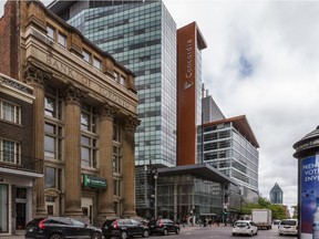 Concordia University EV Building at the corner of Guy and Ste-Catherine Sts.