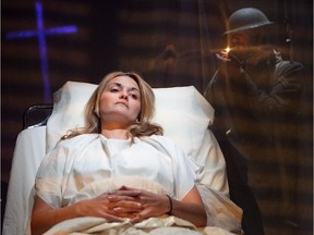 Alyson Grant's Trench Patterns, starring Patricia Summersett and Zach Fraser,
won Infinithéâtre’s Write-on-Q competition in 2011.