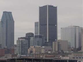 A cityscape view of Montreal's skyline.