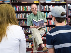 Trevor Ferguson talked about his new book at Librairie Clio in June: The Storm Murders (Minotaur, 312 pp, $29.99) is the first of a projected trilogy featuring Sergeant-Detective Émile Cinq-Mars.