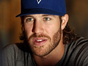Brandon Prust photographed in Montreal shortly after he joined the Canadiens in 2012.