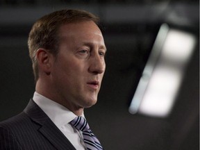 Justice Minister Peter MacKay speaks during a news conference in Ottawa, Monday, March 23, 2015. MacKay says panellists tasked with reviewing the highly-controversial issue of doctor-assisted death will not dictate the final outcome of the government's response to the Supreme Court's decision.