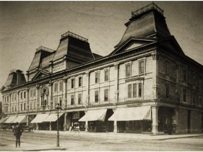 Queen's Hall was located at the corner of Ste-Catherine and University Sts., where the old Eaton building was and where Les Ailes de la Mode is today. Queen's hall, which partially collapsed in 1899 and was later demolished, was often said to be Montreal's first true theatre and concert chamber.