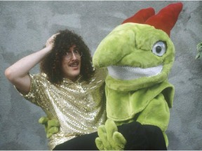 Weird Al Yankovic at Just for Laughs in 1996. He returns for a free outdoor show on Tuesday.