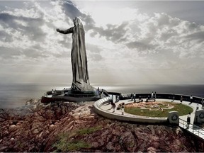 The Never Forgotten National Memorial at Green Cove near Ingonish, N.S., is shown in this undated artist's rendering.