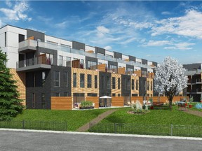 This is what the proposed four-storey development for the lot on Gouin near Aumais St. in Pierrefonds will look like.