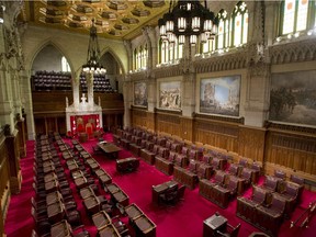 The Senate chamber as it appears today.