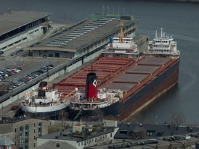 Stephen Harper says a re-elected Conservative government would help fund a new marine terminal at the Alexandra Pier in the port of Montreal.