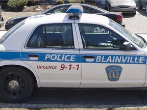 A police car in Blainville.