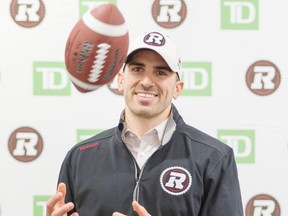 RedBlacks wide-receiver Brad Sinopoli has caught 25 passes for 278 yards along with one touchdown so far this season.