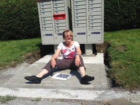 Claire-Marie Gagnon, who sat front of Canada Post community mailbox in Pierrefonds-Roxboro and threatened with arrest, has succeeded in convincing crown corporation to put the mailboxes elsewhere.