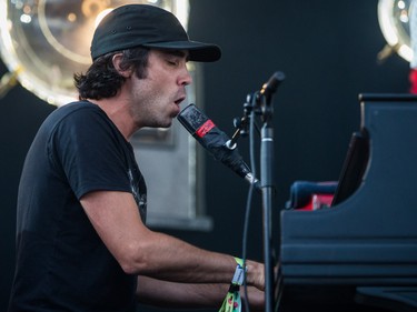 Patrick Watson performs on the second day of the 2015 edition of the Osheaga music festival at Jean-Drapeau park in Montreal on Saturday, August 1, 2015.