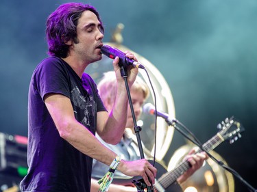 Patrick Watson performs on the second day of the 2015 edition of the Osheaga music festival at Jean-Drapeau park in Montreal on Saturday, August 1, 2015.