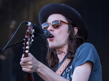 James Bay performs on the third day of the 2015 edition of the Osheaga music festival at Jean-Drapeau park in Montreal on Sunday, August 2, 2015.