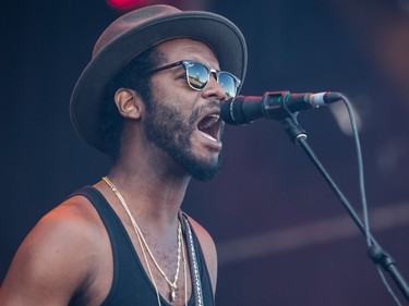 MONTREAL, QUE.: AUGUST 2, 2015 -- Gary Clark Jr. performs on the third day of the 2015 edition of the Osheaga music festival at Jean-Drapeau park in Montreal on Sunday, August 2, 2015.