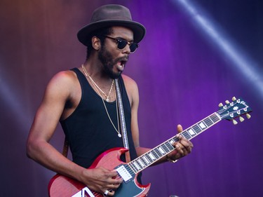 MONTREAL, QUE.: AUGUST 2, 2015 -- Gary Clark Jr. performs on the third day of the 2015 edition of the Osheaga music festival at Jean-Drapeau park in Montreal on Sunday, August 2, 2015.