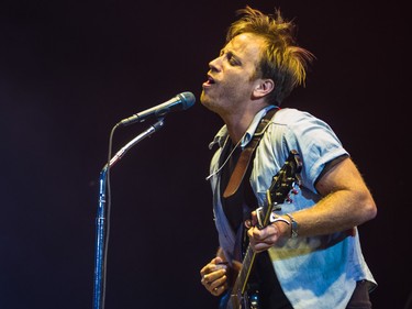 Dan Auerbach of the band The Black Keys performs on the third day of the 2015 edition of the Osheaga music festival at Jean-Drapeau park in Montreal on Sunday, August 2, 2015.
