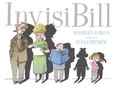 Dušan Petrii's cover illustration for InvisiBill, by Maureen Fergus, shows the father on his "thingamajiggy" (cellphone), mother on her "whatchamacallit" (tablet), older brother with his nose in a book, and athletically-inclined little sister pondering the disappearance of her brother Bill, the oft-overlooked middle child.